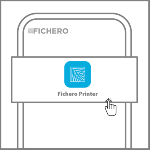 App: printer verbinden stap 1