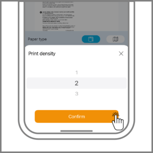Printdichtheid aanpassen