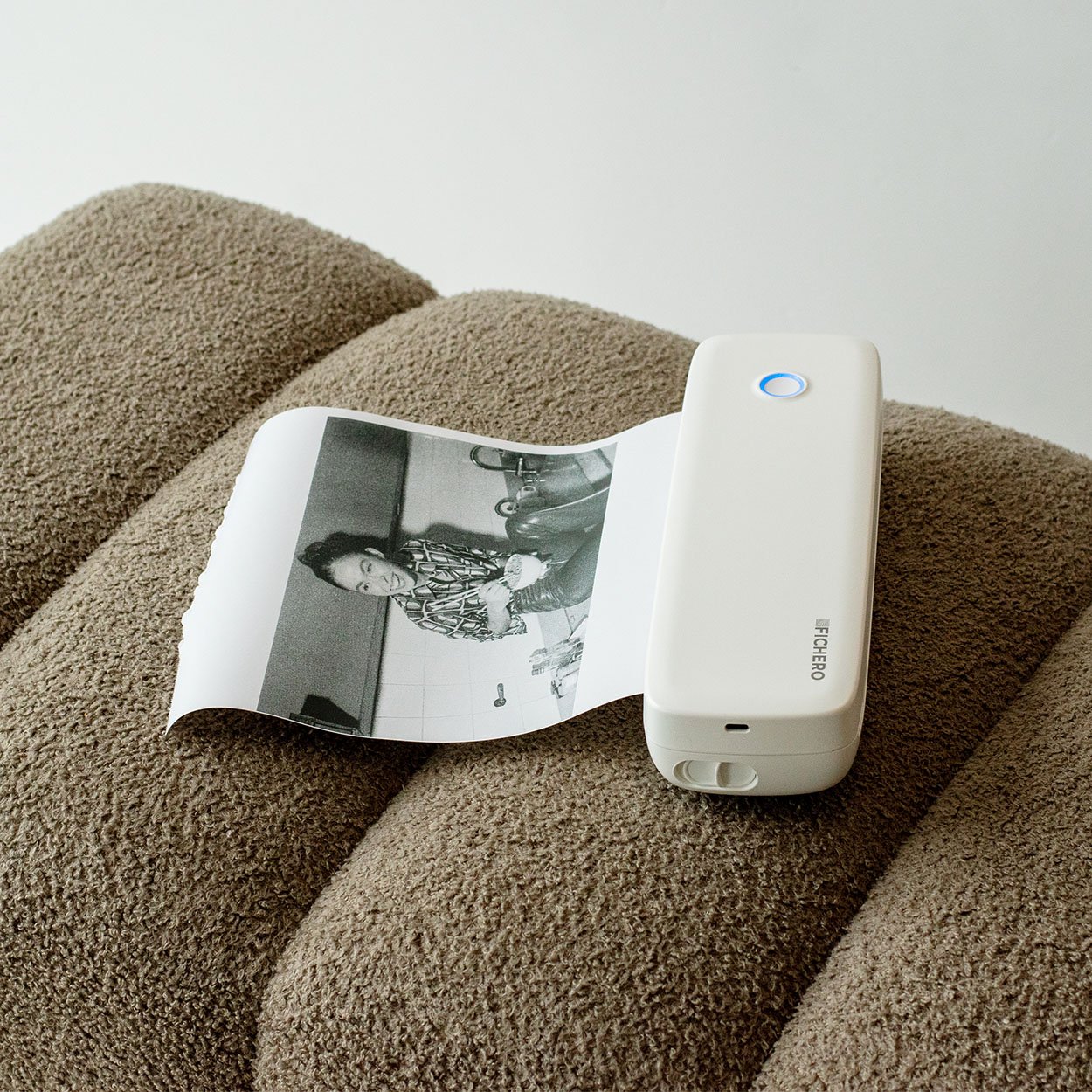 Fichero thermische printer in gebruik